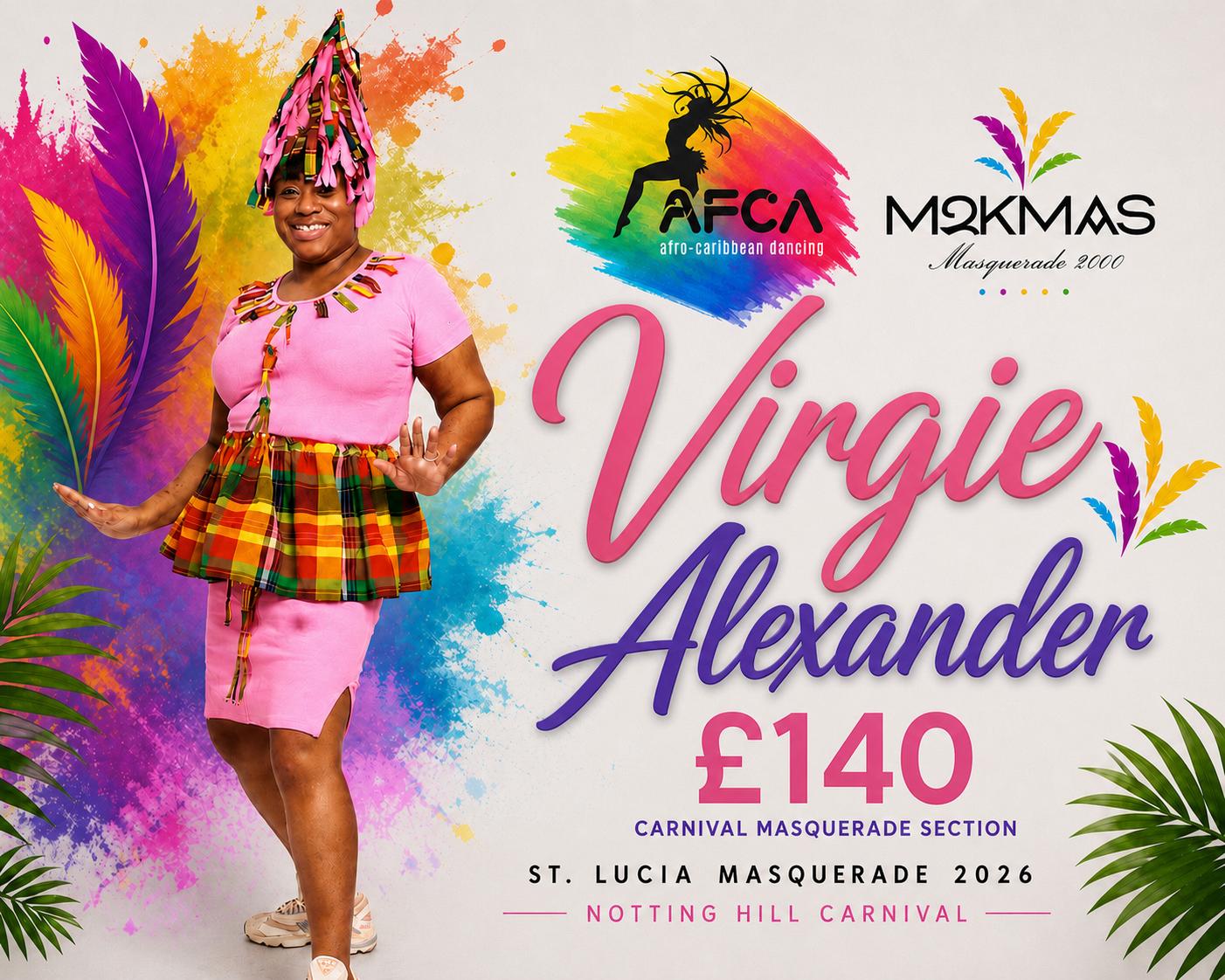 Virgie Alexander — Carnival Masquerade Section